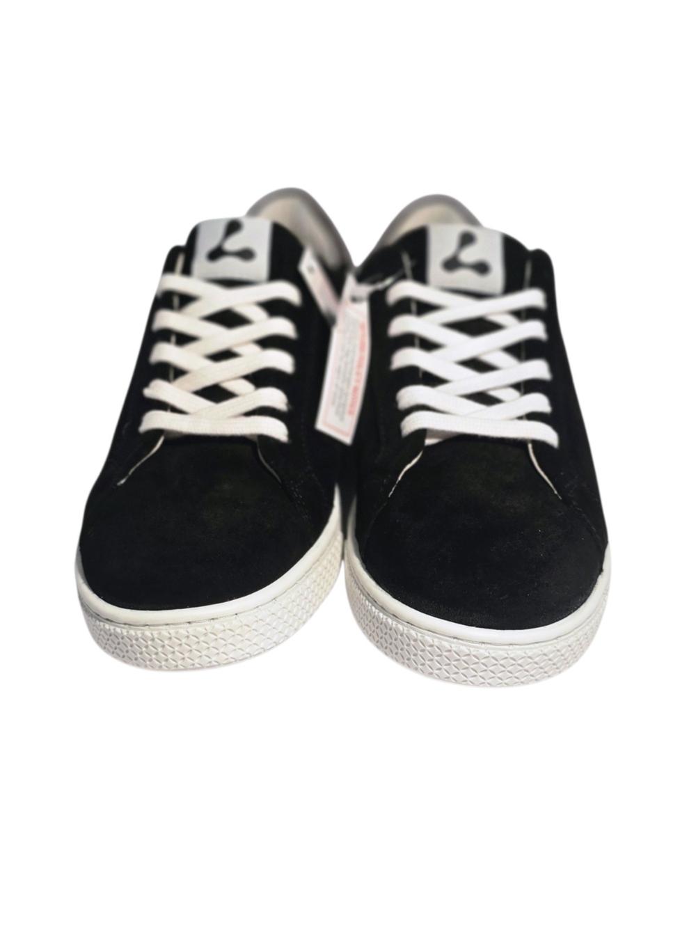 Lazo Halo Eco Suede Sneakers Black Womens 7.5 Mens 6 - Picture 7 of 15